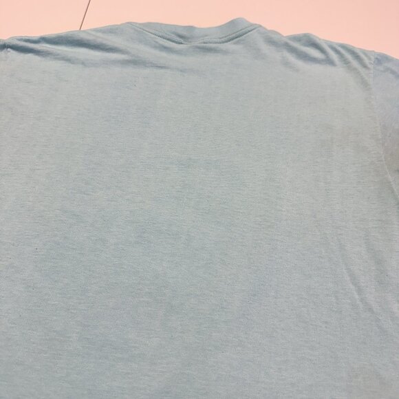 Vintage Garfield Cartoon T Shirt Adult Large 21x24.5 Blue Gimme Coffee - Picture 10 of 14